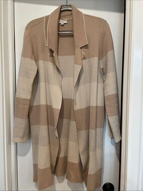LOFT Beige Long Cardigan
